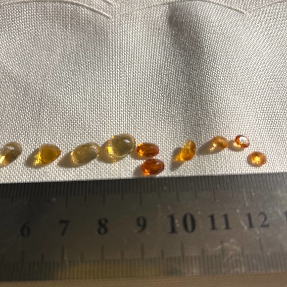 Citrine Semi precious stones minimum five stones for $20 - Picture 2 of 4